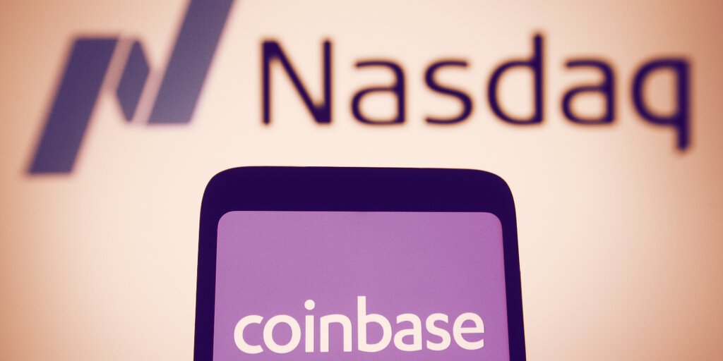 Coinbase Stock Closes 32% Down From High as Bitcoin Pulls Back