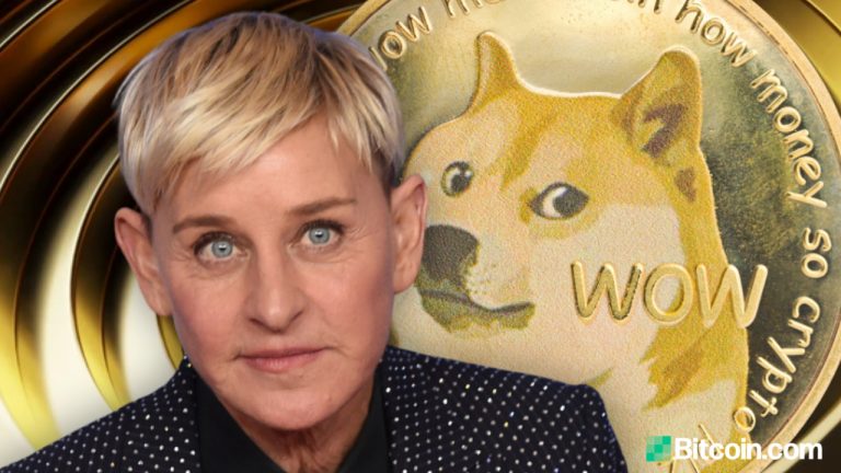 You are currently viewing Popular Talk Show Host Ellen Degeneres Asks About Cryptocurrency — Mark Cuban Urges Her to Accept Dogecoin