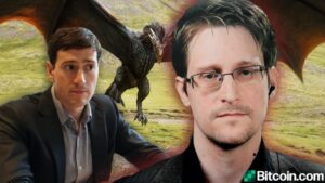 Read more about the article Edward Snowden Knocks Alex Gladstein’s Crypto Critique- ‘Worst Part of Dragon-Level Wealth Is People Devolve Into Dragons Themselves’