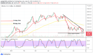 Read more about the article Bitcoin (BTC/USD) Revisits Critical Support Line