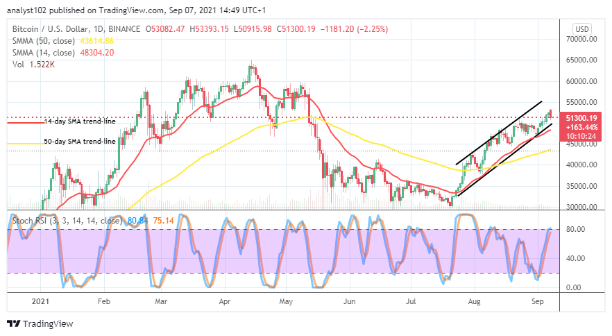 You are currently viewing Bitcoin (BTC/USD) Price Draws Backward Toward $50,000