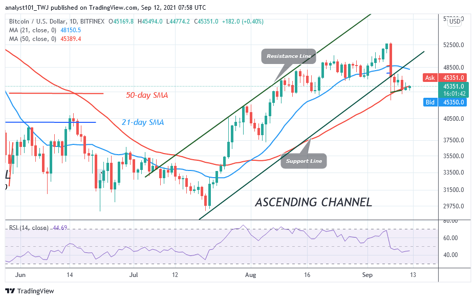 You are currently viewing Bitcoin (BTC) Price Prediction: BTC/USD Trades Marginally as It Pauses Above $44K