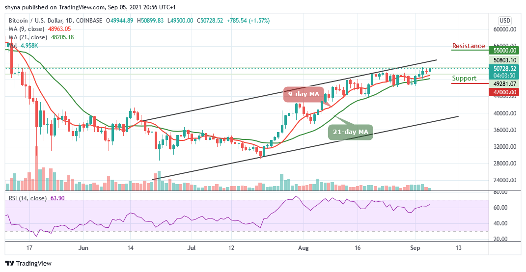 You are currently viewing Bitcoin Price Prediction: BTC/USD Accelerates Toward $51,000 Level