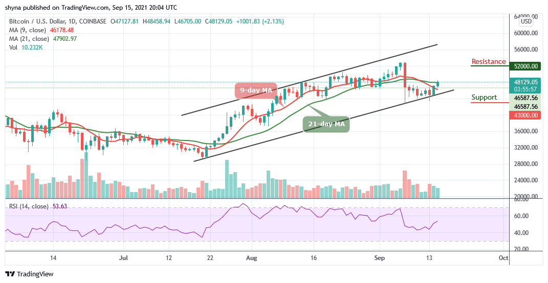 You are currently viewing Bitcoin Price Prediction: BTC/USD Trades Around $48,458