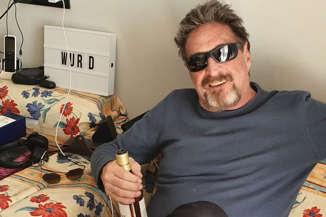 John McAfee, from birthday to death