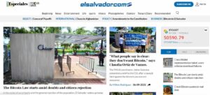 Read more about the article El Salvador Largest Newspaper Adds Bitcoin Price to Homepage