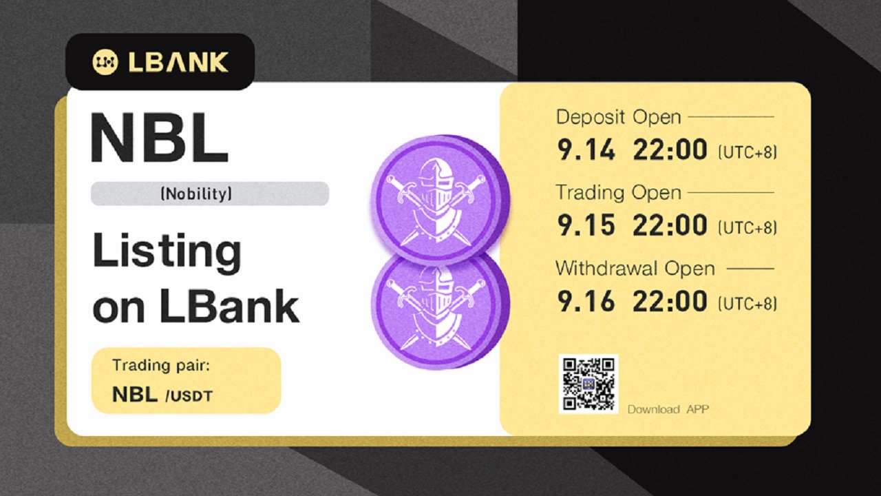 LBank Exchange Lists NBL (Nobility)