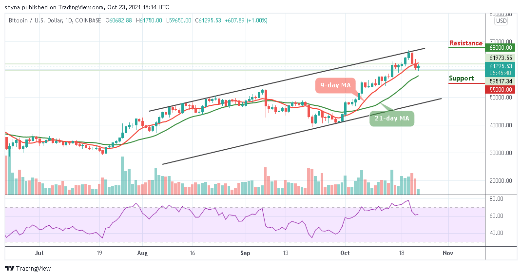 You are currently viewing Bitcoin Price Prediction: BTC/USD Swings Above $61,000