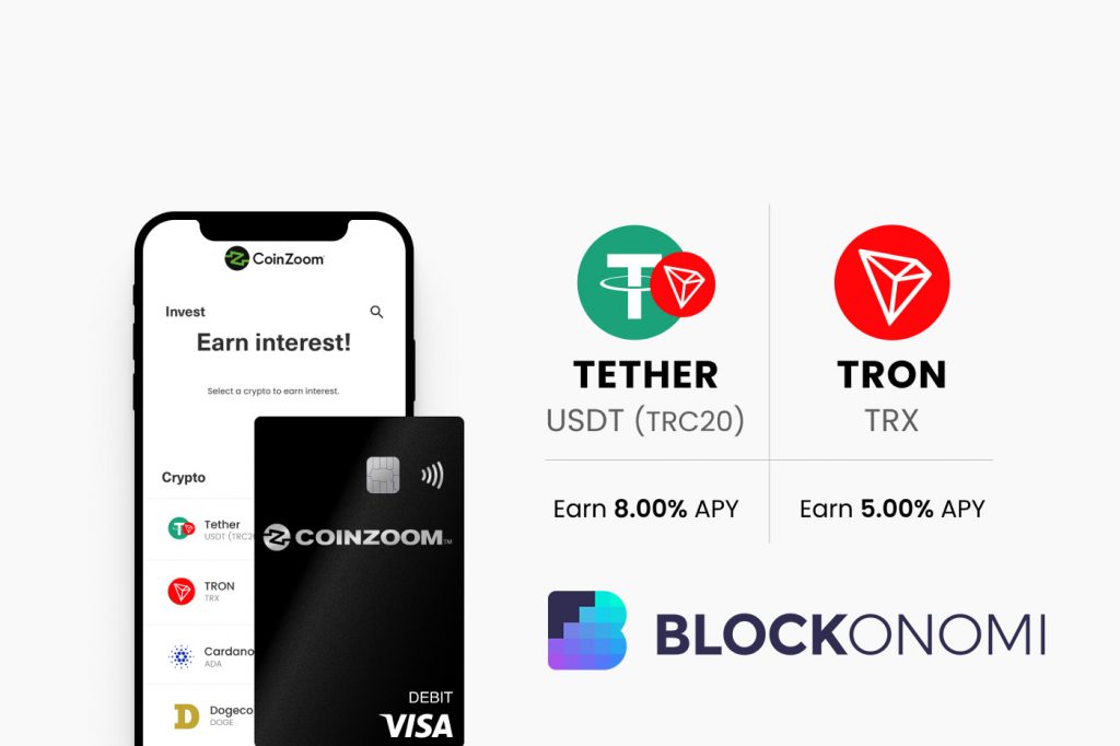 You are currently viewing CoinZoom Adds Tron & TRC20 Tether for Trading & Yields