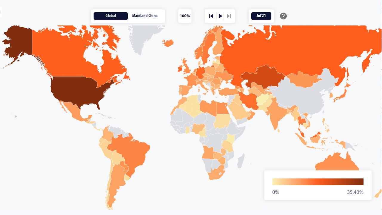 You are currently viewing Geographic Distribution Data Shows US Takes Leading Bitcoin Mining Position After China’s Crackdown