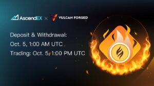 Vulcan Forged Lists on AscendEX