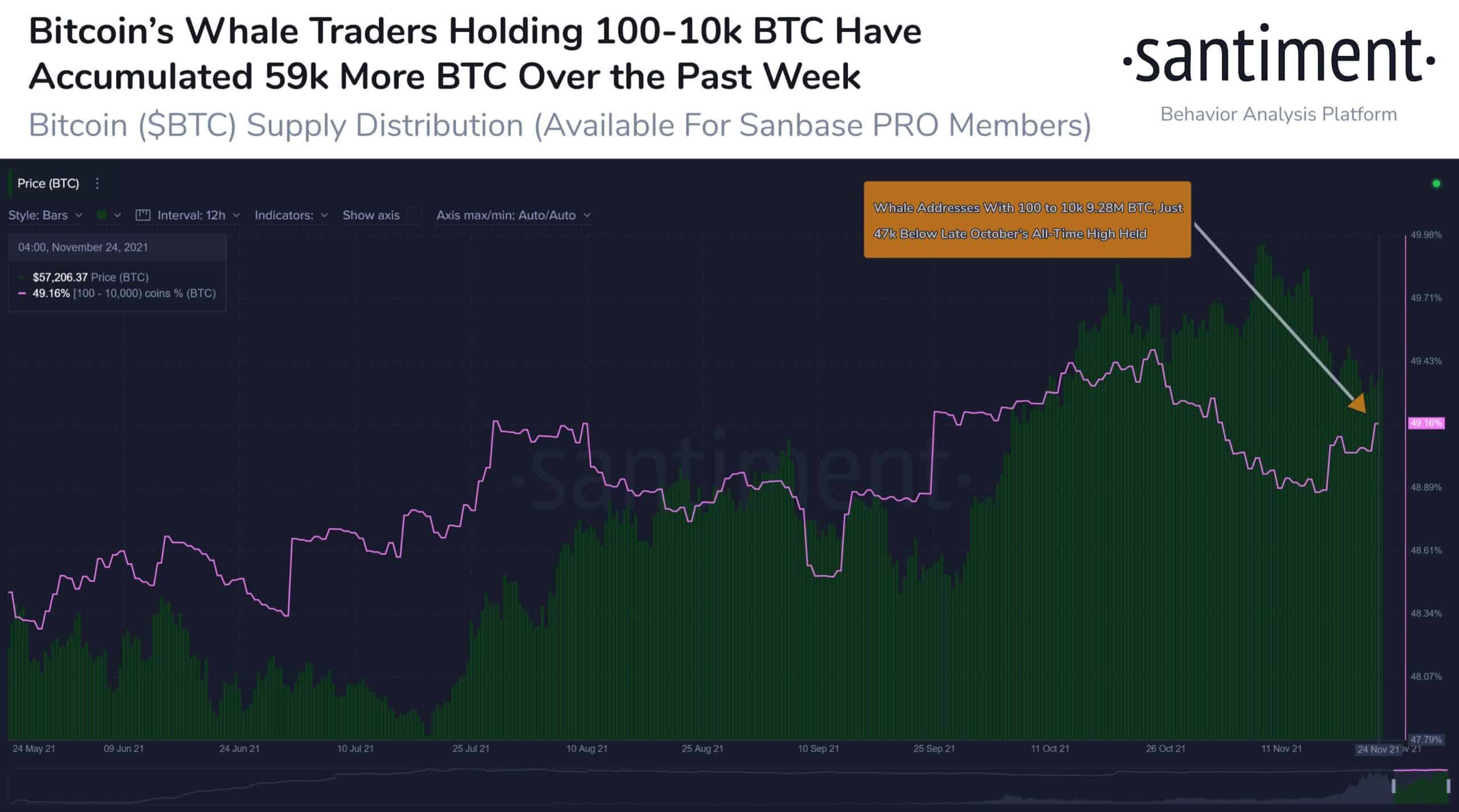 Bitcoin Accumulation Accelerates as Whales Buy 0.29% of BTC’s Total Supply in a Week: Analysis