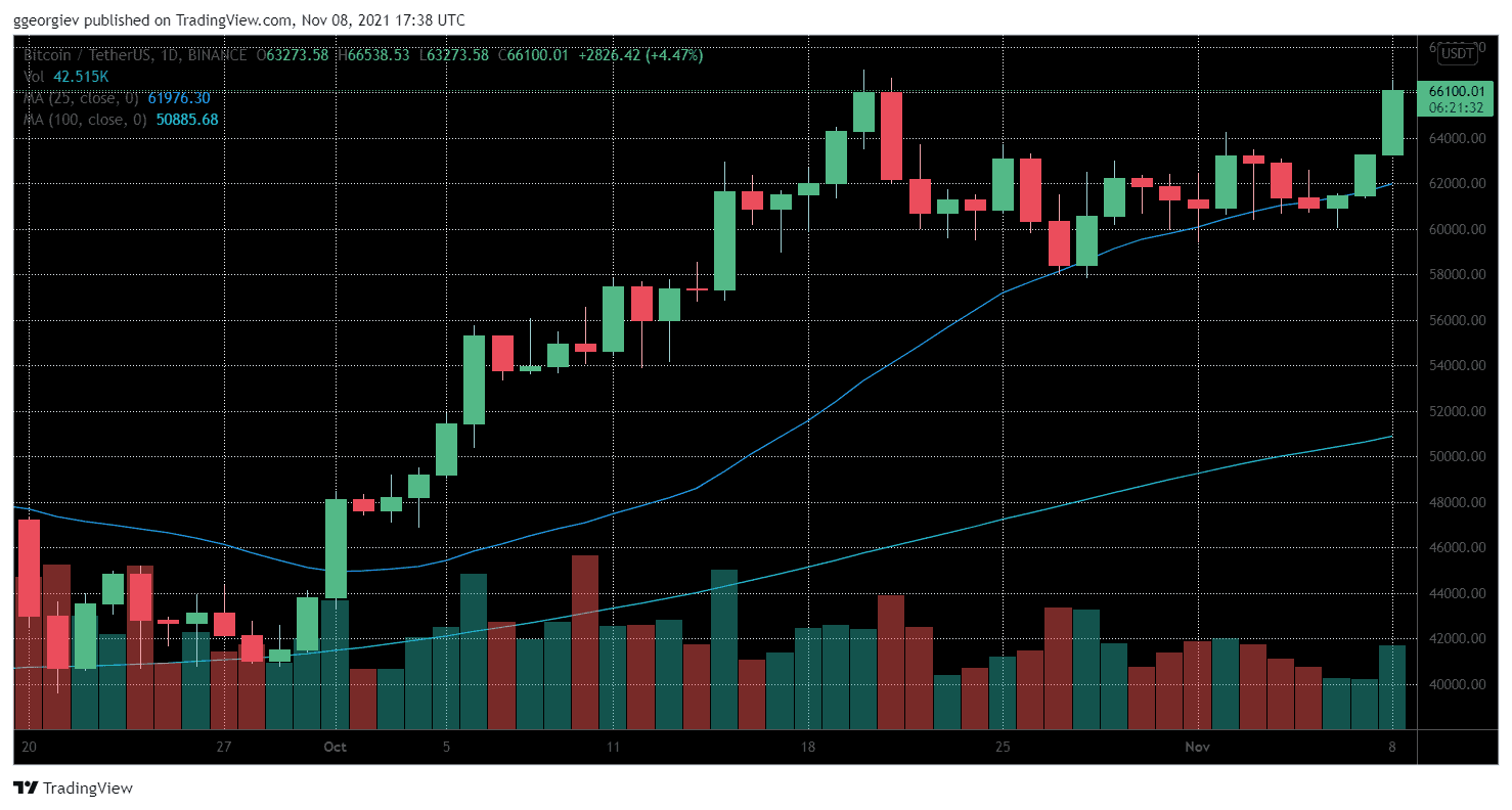 You are currently viewing Bitcoin Price Analysis: This is The Next Target if BTC Breaks $67K ATH