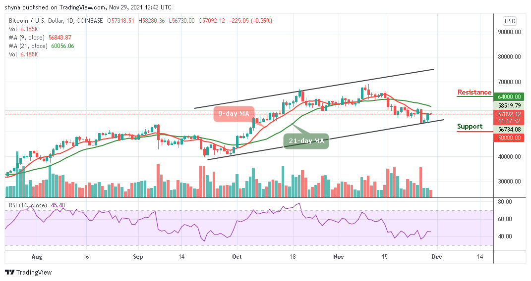 You are currently viewing Bitcoin Price Prediction: BTC/USD Recovers to $58,000