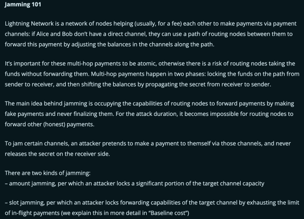 Solving For Jamming Attacks On The Lightning Network