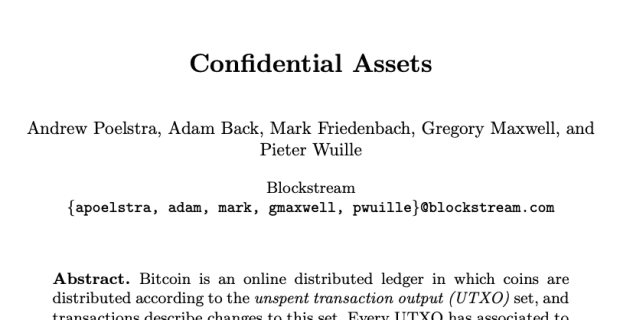 You are currently viewing Liquid For Bitcoiners: Confidential Transactions