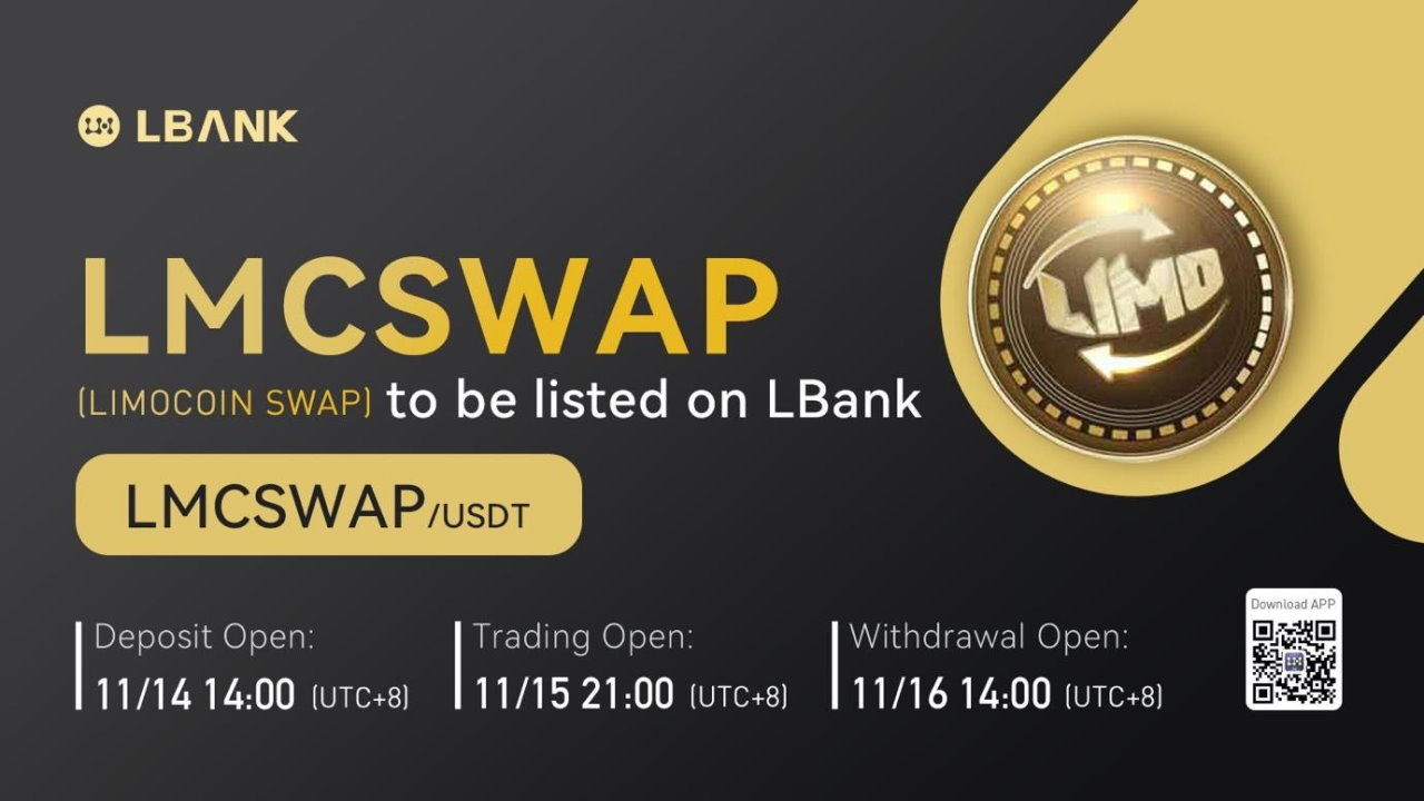 You are currently viewing LBank Exchange Listed LMCSWAP on November 15, 2021