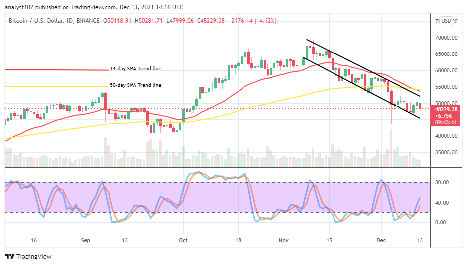 You are currently viewing Bitcoin (BTC/USD) Market Heightens a Correction at $50,000