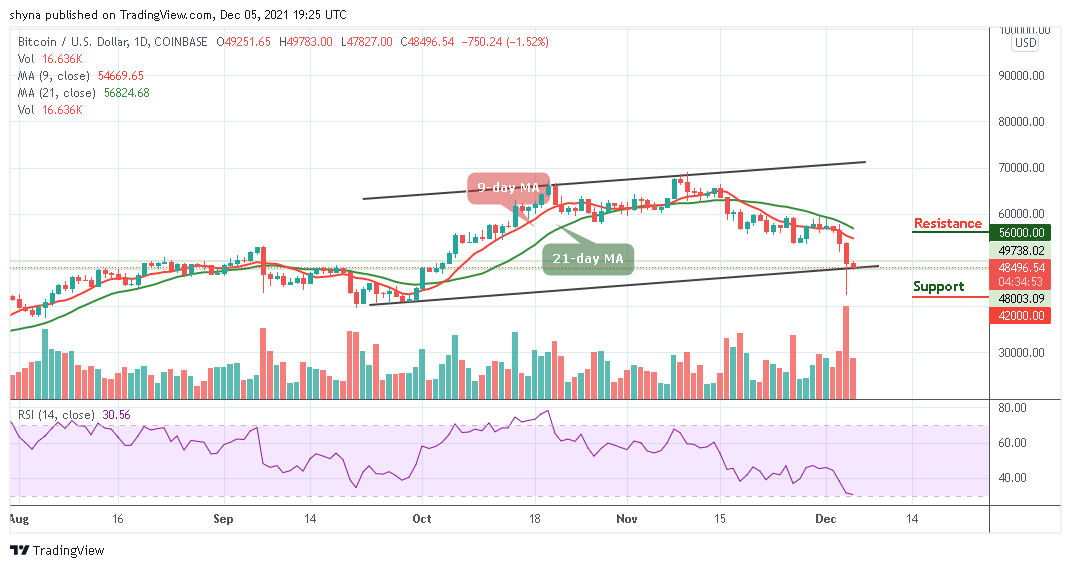 You are currently viewing Bitcoin Price Prediction: BTC/USD Stalls Below $50,000