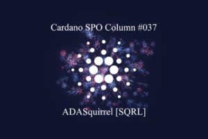 Read more about the article Cardano SPO Column: ADASquirrel [SQRL]