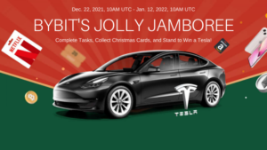 Read more about the article Bybit’s Jolly Jamboree: Trade and Win Tesla Model 3, iPhone 13 and More