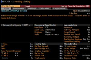 Fidelity To Launch Spot Bitcoin ETF In Canada, As Pressure Mounts For U.S. Approval