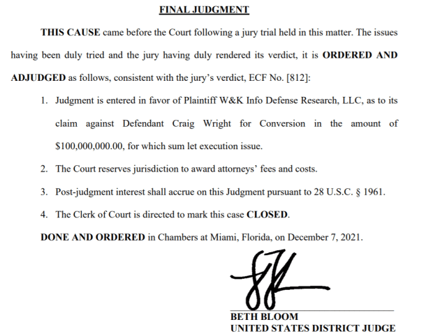 You are currently viewing Latest Court Ruling Is Not A Win For Craig Wright Or His Satoshi Claims