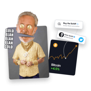 This App Lets You Buy Bitcoin Whenever Peter Schiff Tweets