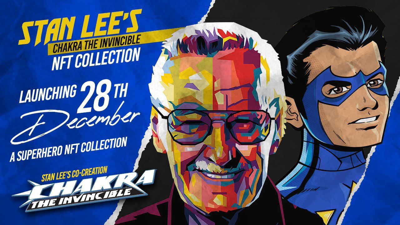 You are currently viewing Beyondlife․club and Orange Comet to Launch Stan Lee’s Chakra The Invincible: A Superhero NFT Collection