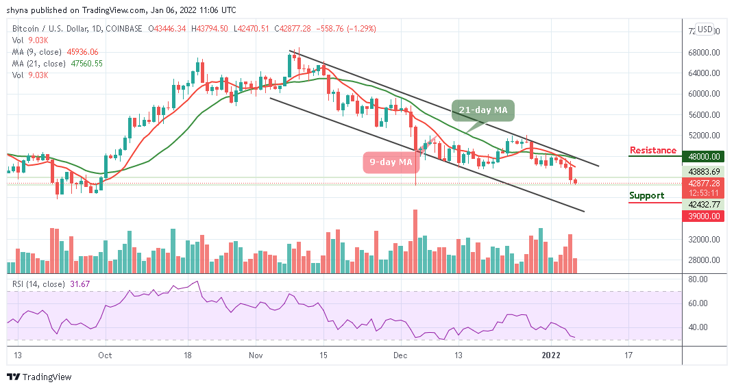 You are currently viewing Bitcoin Price Prediction: BTC/USD Trades Below $45,000 as Bears Show-up Heavily