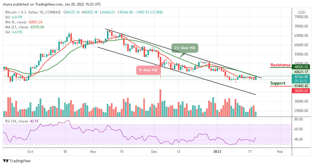 You are currently viewing Bitcoin Price Prediction: BTC/USD Swings Above $43,000 Resistance