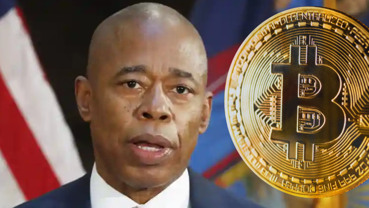 You are currently viewing NYC Mayor Eric Adams Defends Receiving Paycheck in Bitcoin as Price Crashes