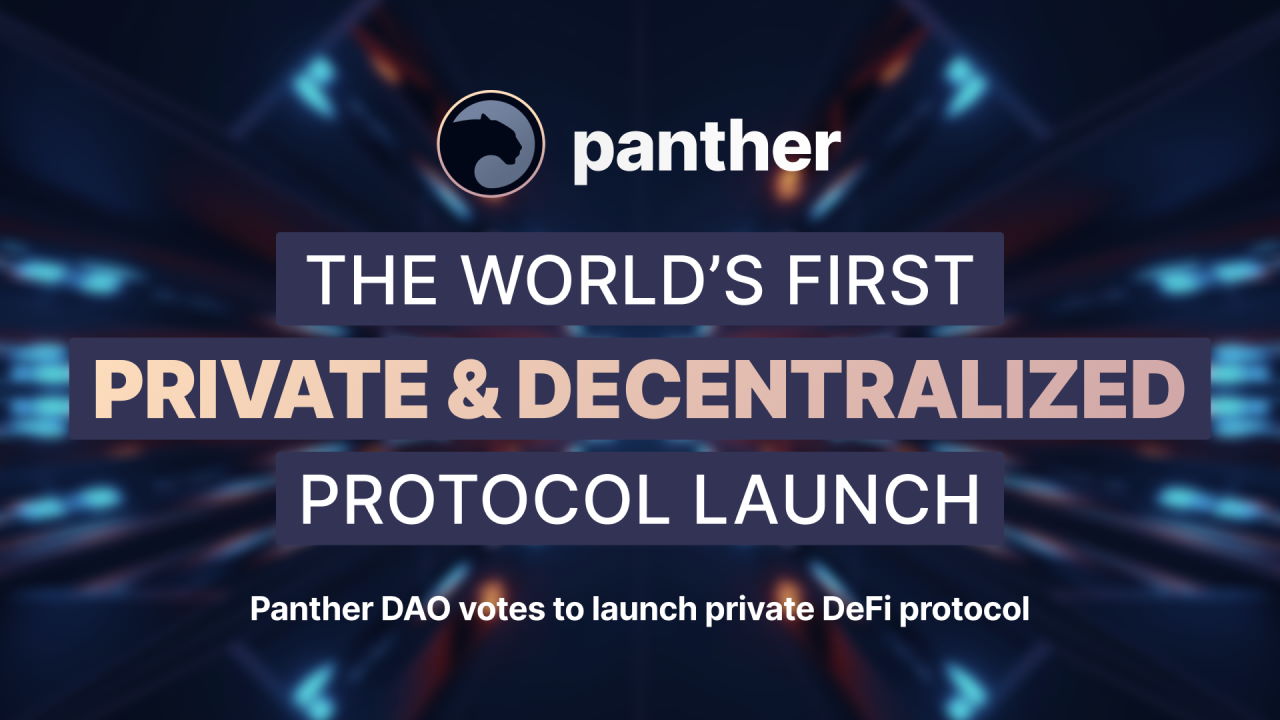 You are currently viewing Decentralized Protocol Launch: Panther DAO Votes to Launch Private DeFi Protocol End of January