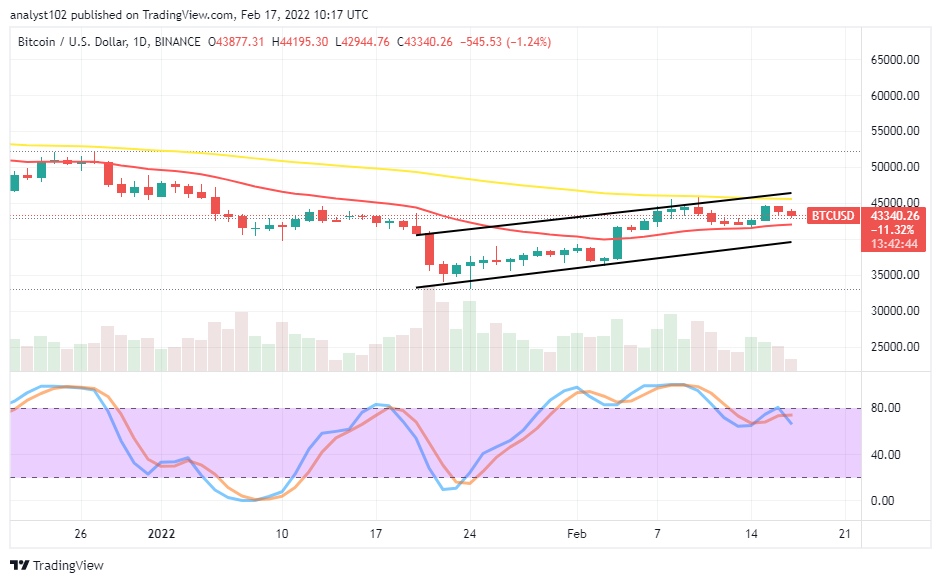 You are currently viewing Bitcoin (BTC/USD) Market Moves in Ranges of $45,000 and $40,000