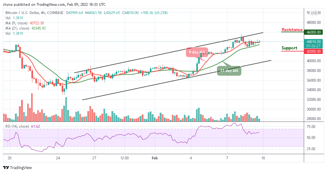 You are currently viewing Bitcoin Price Prediction: BTC/USD Climbs Above $44,000; Time to Resume Higher?