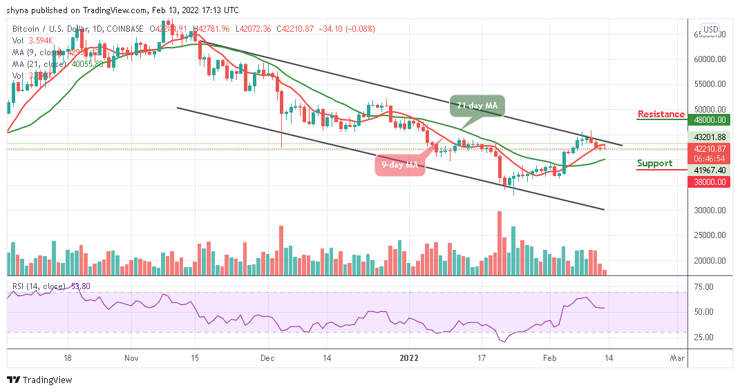 You are currently viewing Bitcoin Price Prediction: BTC/USD Establishes A Low Around $42,000