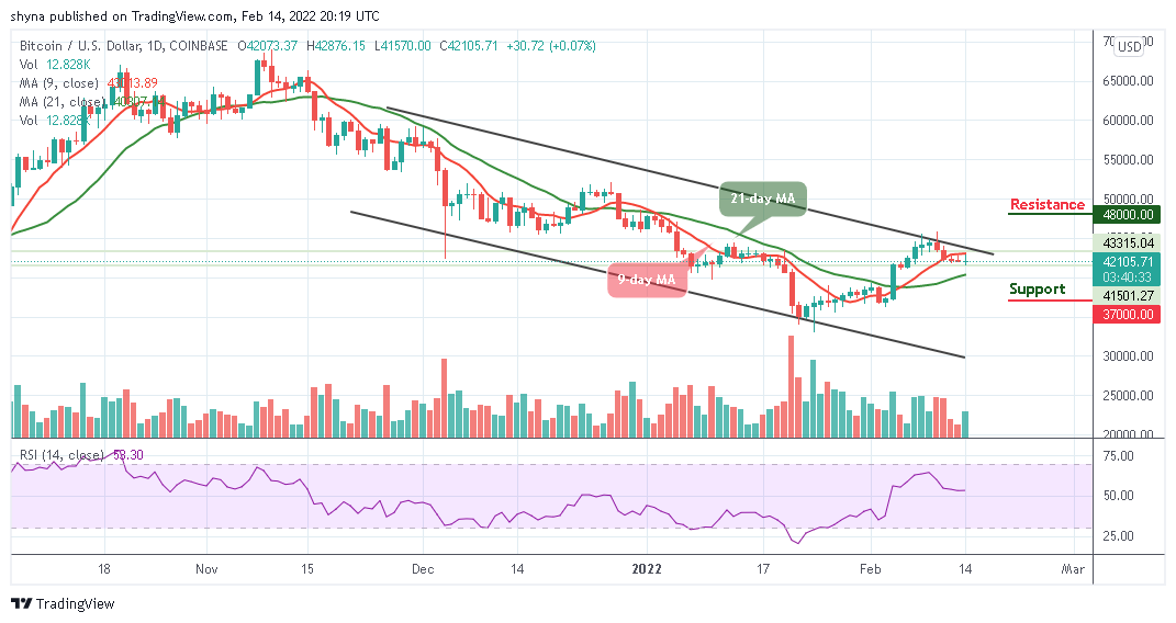 You are currently viewing Bitcoin Price Prediction: BTC/USD Stays Around $42,000 Level