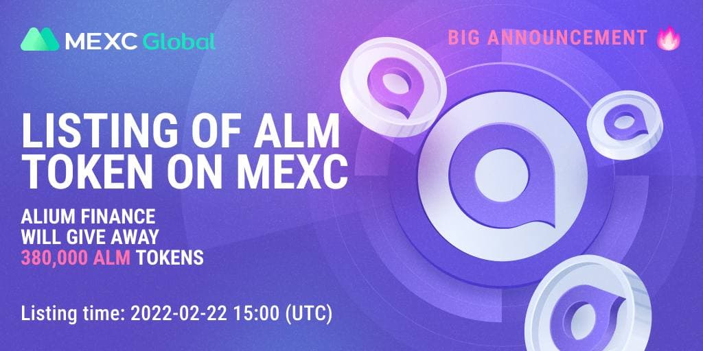 You are currently viewing Alium Finance Will Give Away 380,000 ALM Tokens in Honor of Listing on the MEXC Exchange