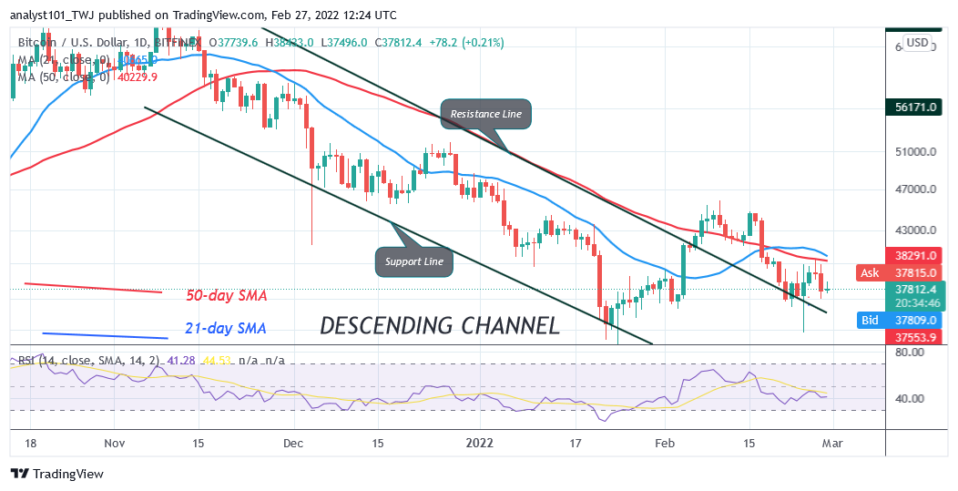 You are currently viewing Bitcoin Price Prediction: Bitcoin Pumps to $41K after Bounce at $37k