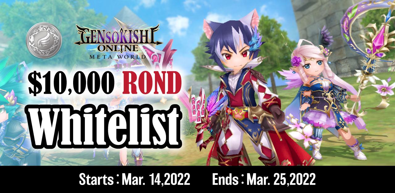 You are currently viewing Gensokishi Online Hosts Campaign to Win in-Game Token ROND Whitelist for a Total of $10,000