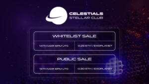 Celestials Stellar Club Announces NFT Collection Minting Date March 14 2022