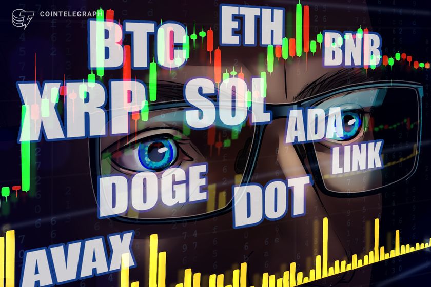 Read more about the article Price analysis 12/22: BTC, ETH, SOL, BNB, XRP, ADA, AVAX, DOGE, DOT, LINK