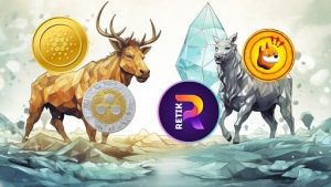 In the next bull run Old tokens like Cardano (ADA) and Ripple (XRP) will hardly grow but new tokens like Retik Finance (RETIK) and Bonk (BONK) will blossom, history suggests