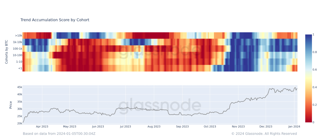 Shift in digital asset market as smaller wallets sell off, while mid-tier investors continue to accumulate