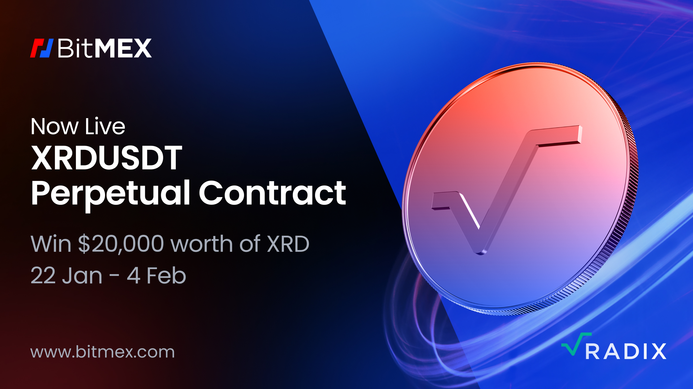 You are currently viewing Now Live: XRDUSDT Perpetual Swap Listing and Radix Trading Competition