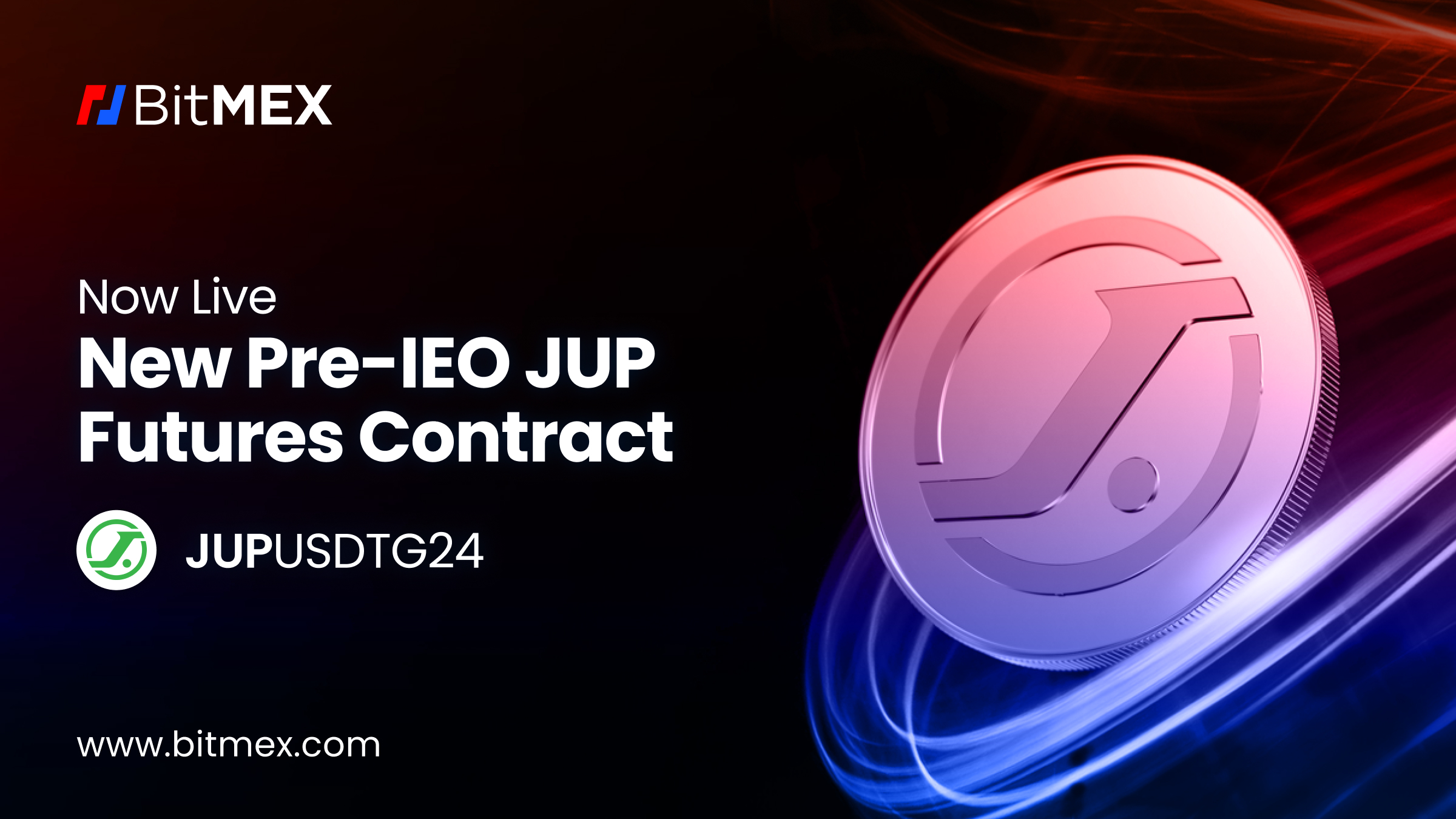 Now Live: Pre-IEO Jupiter Exchange Futures Contract with Up to 2x Leverage