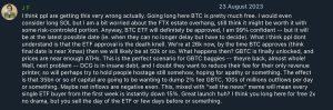 Read more about the article Old Cobie post surfaces predicting the Bitcoin ETF run up scenario almost on the dot