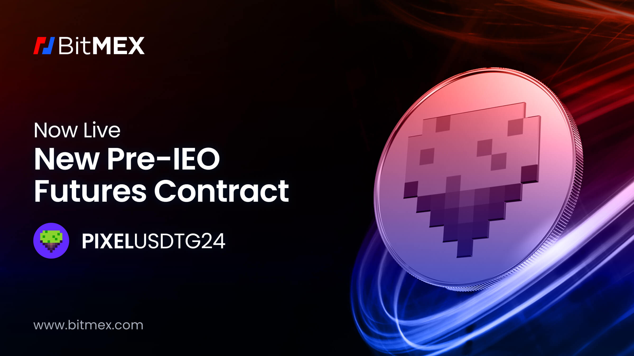 You are currently viewing Now Live: The First Ever PIXEL Futures Contract with 2x Leverage