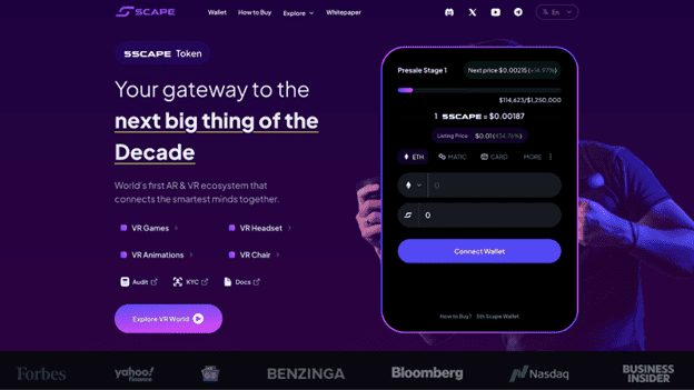 You are currently viewing 5th Scape Crosses $100K As Investors Rush to the Future of VR and AR – Can it Explode?