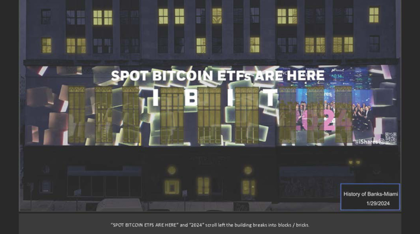 You are currently viewing BlackRock wants to project Bitcoin ETF ads onto former banks, filing says